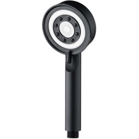 Pommeau de Douche à Haute Pression économie d'eau, Pommeau Douche Anti Calcaire Économie d'Eau, Douchette Douche avec 5 modes de jet, Facile à Installer ( Misted Black) (1/5)