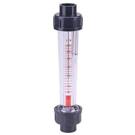 Compteur de débit d'eau rotamètre en plastique 60-600L/H LZS-15D Tube de Liquide Instrument de mesure de débit (1/5)