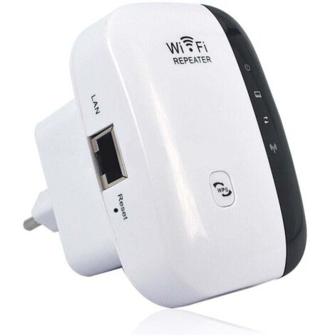 Répéteur WiFi Puissant 300Mbps Amplificateur WiFi Puissant 2.4GHz WiFi Range Booster WiFi Répéteur Extenseur sans Fil avec Port Ethernet, WiFi Extender WiFi Booster, Protection WPS (1/5)