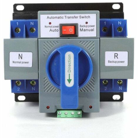 2P 63A double commutateur de commutation de puissance interrupteur automatique interrupteur 220V (1/5)