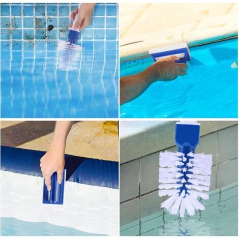 2Pièces Brosse Piscine Multifonction Brosse éponge de Piscine Outils de Nettoyage avec Poignée Brosse Piscine Nettoyage pour Nettoyer Les Piscines Les | Leroy Merlin