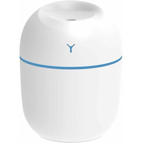 Humidificateur dair, Andoer 220ml humidificateur dair Silencieux, humidificateur dair bebe avec Veilleuse USB Humidificateur sans eau Humidificateur Automatique pour la Voyage Bureau Chambre (1/5)