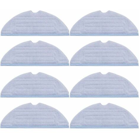 Lot de 8 lingettes de rechange pour Roborock S7 T7S T7S puls G10 accessoires, microfibre douce, lavable et réutilisable (1/5)
