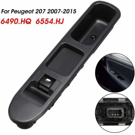 Fydun Interrupteur De Commande De Vitre Électrique Droit Pour Peugeot 207 - 6490.EH