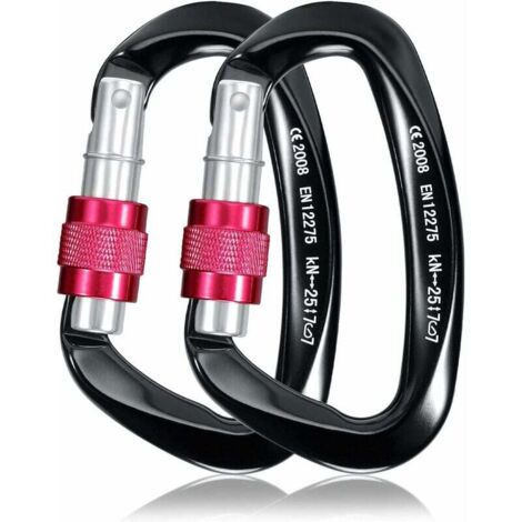 Mousqueton Verrouillage, Mousqueton Aluminium, Mousqueton En Forme De D