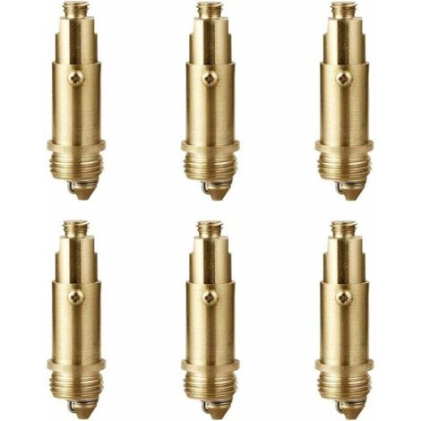 6 PièCes Bouchon De Vidange Noyau Rebondissant-Bassin Pop-Up Boulon à Ressort En Laiton-Adapté à La Plupart Des Bouchons De Vidange De Bassin De Baignoire D'éVier (1/5)