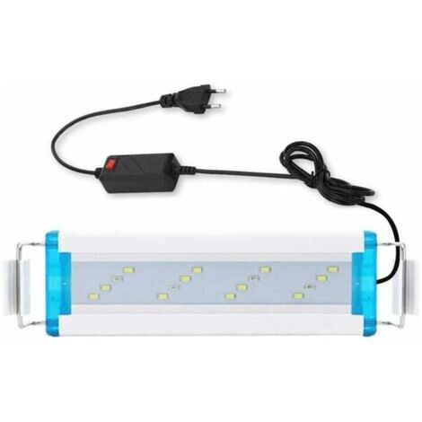 LED Eclairage Aquarium, Lampe LED Aquarium,18-58cm Lampe LED Très Mince pour Aquarium pour Eclairage (1/5)