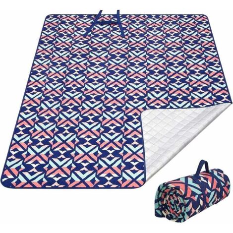 Couverture de Pique-Nique Extra Large Nappe Picnic Imperméable Tapis Anti Sable Isolation Thermique Fond de Films en Aluminium Lavable en Machine pour Camping Voyage Parc Plage 150 × 200 cm (1/5)