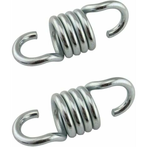 Lot de 2 ressorts de hamac en fer galvanisé antirouille pour chaises suspendues et balançoires de porche Capacité de poids 500 kg (1/5)