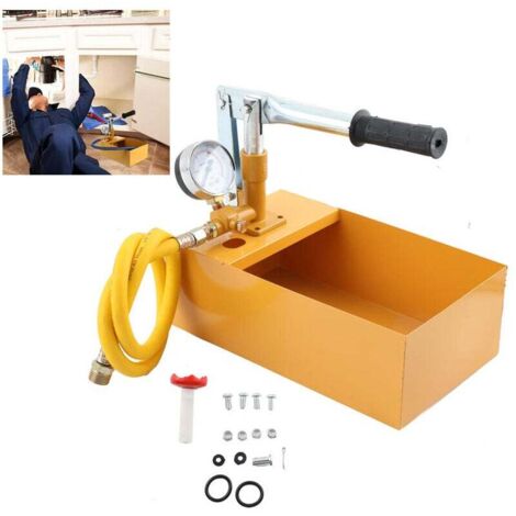 SNQ – Pompe de remplissage pour installation sanitaire solaire – Pression d’épreuve 25 bars – Réservoir intégré en aluminium et plastique durable – Usage chauffage et climatisation