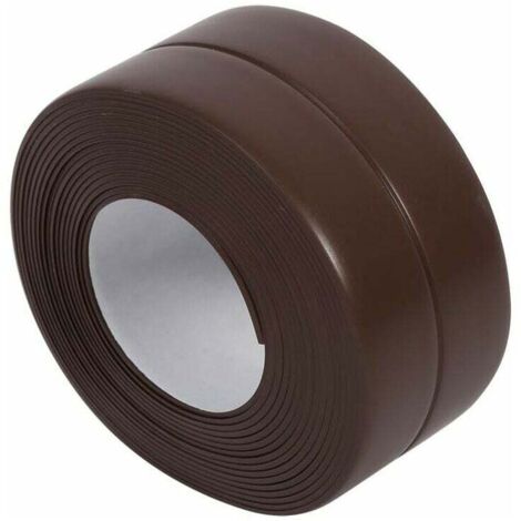 Ruban d'étanchéité Ruban Adhésif étanche Bande d'Etanchéité Adhésif Autocollant pour cuisine ou salle de bain (38mm3.2M-Marron) (1/5)