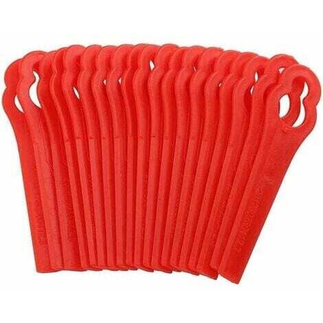 100Pcs Lames de Rechange Coupe Bordure LIDL,Gros Trou 10mm,Petit Trou 5mm (1/4)