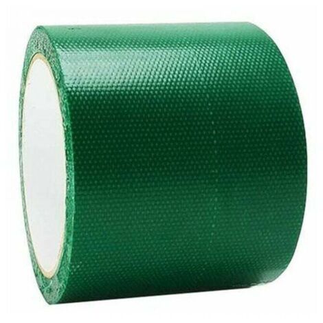 Vert Ruban de réparation spécial bâche - Résistant à la pluie - Ruban adhésif de réparation pour bâche - Pour store - 8 cm - Longueur : 500 cm (1/5)