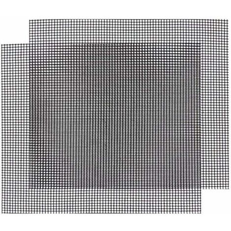 40 30cm Grille Barbecue decoupable, 2PC Tapis de Cuisson Réutilisable Grille Anti-adhésif pour Yaourtières Multi-Délices Barbecue Cuisson (1/5)
