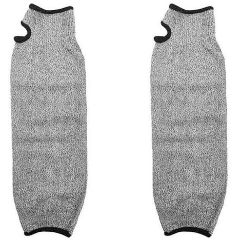 Manchon de protection pour bras, manchon pour bras de sécurité, Gants de travail à manches longues anti-abrasion résistant aux coupures HPPE pour jardin, cuisine et travaux agricoles (35cm) (1/5)