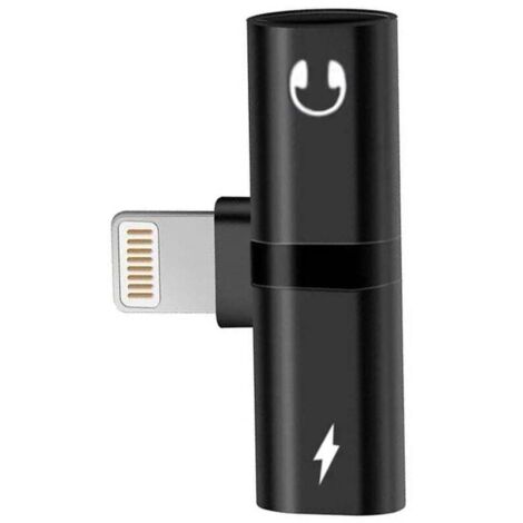 Adaptateur Lightning Lightning Splitter Alimentation audio Convertisseur d'alimentation Câble de charge Prise casque Adaptateur audio iPhone 6 7 8 X XR XS 11 12 13 Mini Pro Retoo (1/5)