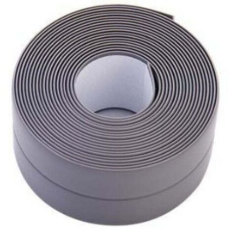 1PC(gris)Rouleaux Bande d'étanchéité Imperméable,Joint Salle de Bain,PVC Ruban de Calfeutrage Autocollant pour Cuisine,Toilettes WC,Baignoire (1/5)