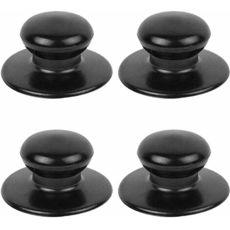 Lot de 4 boutons de couvercle de casserole, boutons de rechange universels pour couvercle de batterie de cuisine, couvercle de bouilloire en verre, couvercle de casserole en verre, poignées de maintie (1/5)