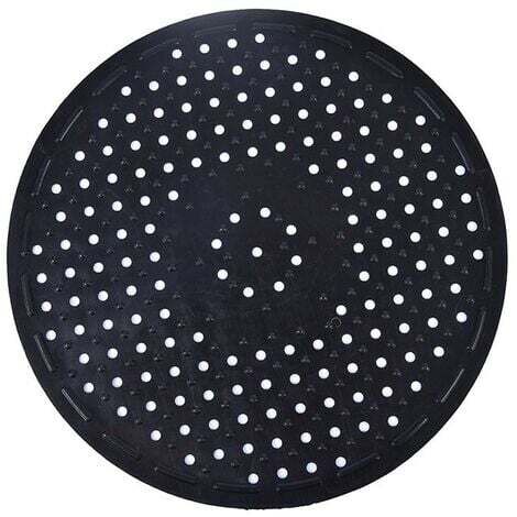 Tapis d'évier en caoutchouc tapis de bassin tapis de filtre à eau de cuisine tapis antidérapant pour évier noir, noir, paquet de 1