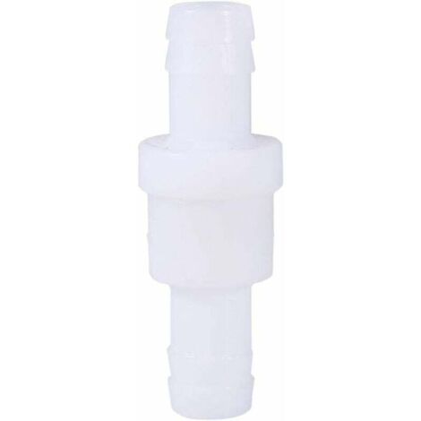 Clapet Anti-Retour Intégré en Plastique de 12 mm Clapet Anti-Retour sans Retour pour l'eau, Le Carburant, Le Liquide, l'Air (1/5)