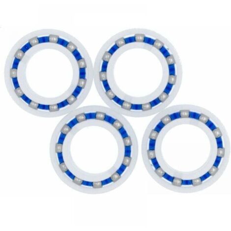 Lot de 4 roulements à Billes adaptables pour Roue de Polaris 280 180 Robot Nettoyeur de Piscine C60 (1/5)