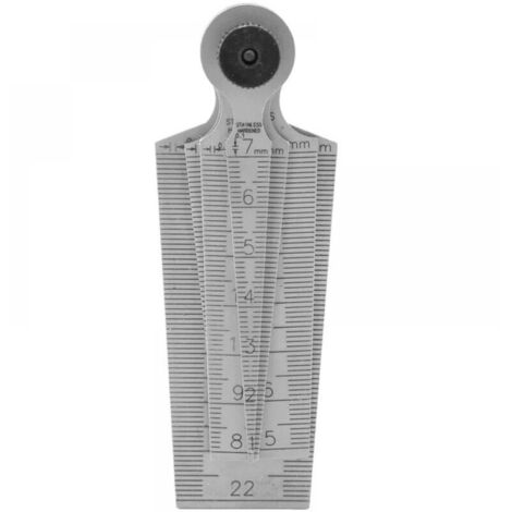 1~15mm Outil De Mesure En Acier Inoxydable, Règle De Cône De Soudage Jauge D'Écartement Pour Inspection De Trou Et Épaisseur