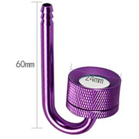 Aquarium Atomiseur Système Diffuseur, Aquarium CO2 Diffuseur Dioxyde de Carbone Réacteur Aquatique Eau Plantons pour Poissons d'Aquarium Réservoir (violet) (1/5)