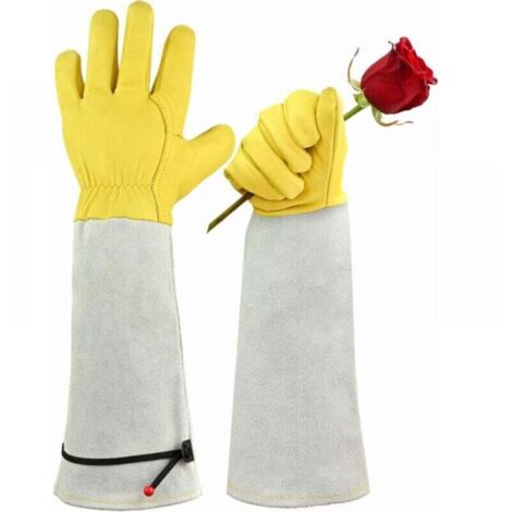 S-Gants de Jardinage avec Protection des Avant-bras - Résistants aux Épines (1/5)