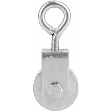 0.3 TonsLoading Simple Poulie Bloc Pivotant Poulie Rouleau Roue De Levage for Câble Métallique (1/5)