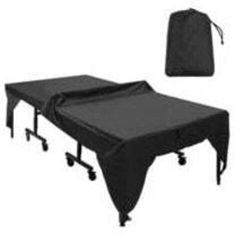Housse de protection imperméable et anti-poussière pour table de ping-pong Noir 280 x 153 x 73 cm (noir) (1/5)