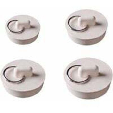 4 Pièces Bouchons d'évier en Caoutchouc avec Anneau de Suspension Bouchons de Vidange de Cuisine Bouchons d'évier Bouchons de Bain pour Cuisine, Salle de Bain, Baignoire, Lavabo, évier (4 Tailles) (1/5)