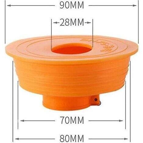 Silicone Anti-odeur piège à reflux piège de vidange égout tuyau scellant pour Machine à laver à la maison (75mm) Shibaod (1/2)