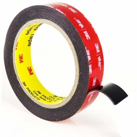 Ruban adhésif double face ultra - fort 3M ruban adhésif de montage VHB 5952, résistant à l'eau et aux températures élevées (30mm  3M) noir