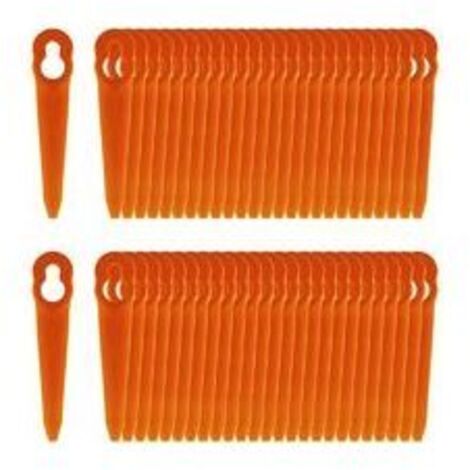 Pack de lames   100 compatibles avec Stihl PolyCut 2-2 PolyCut 3-2, FSA 45 FSA 57 FSE 52, lames en plastique pour tondeuses à gazon sans fil Stihl