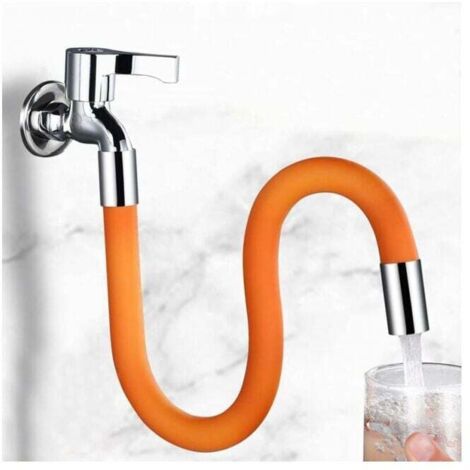(30CM)Tuyau de Pulvérisation d'Extension pour Robinet de Cuisine,360 degrés Tuyau de Robinet de Cuisine Mobile Tube d'Extension Universel en Mousse avec Connecteur pour Cuisine Salle de Bain (1/5)