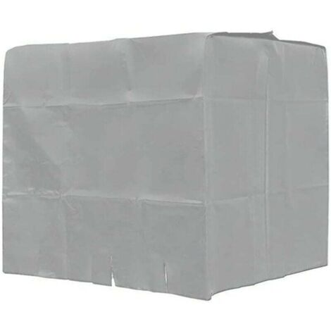 Housse de protection pour réservoir d'eau extérieur, conteneur IBC de 1000 litres, imperméable et anti-poussière, tissu Oxford, protection solaire, outils d'extérieur (argent) (1/5)