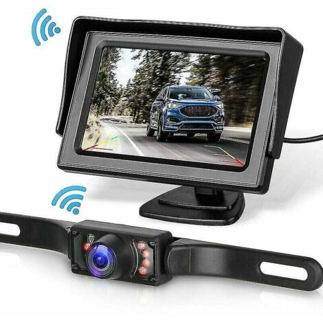 Wireless Backup Camera System Kit For Car/truck/van/pickup/motorhome 4.3`` Monitor Rear View Backup System (1/5)