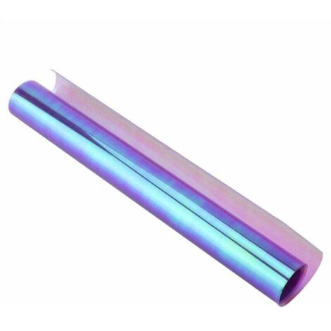 Autocollant de Film de Phare de Voiture, Film de Protection de Peinture Auto de Protection UV de Phare de Voiture coloré de Wrap Autocollant de Voiture(30 100CM-Violet) (1/5)