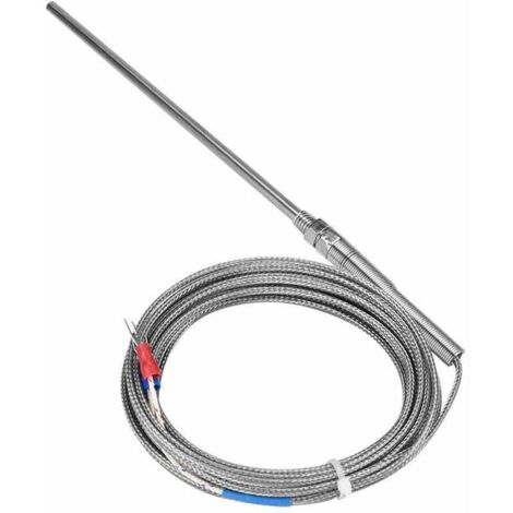 Sondes de Capteur de Thermocouple, Keenso Contrôleur de Température Capteur Thermocouple de Type K Haute Température(5M) (1/5)