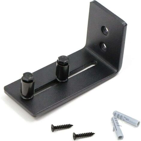 Rolling Guide For Sliding Door - With 2 Rollers - For Sliding Doors - Black (1/5)