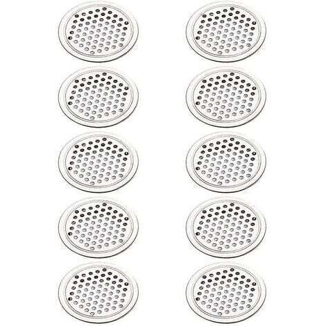 20 Pieces Round Stainless Steel Air Vent Grille Ventilation Grill Cover Circle