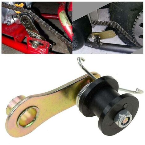 Tendeur de chaîne avec ressorts et rouleaux, ajusteurs de chaîne pour sports motorisés de moto (1/5)