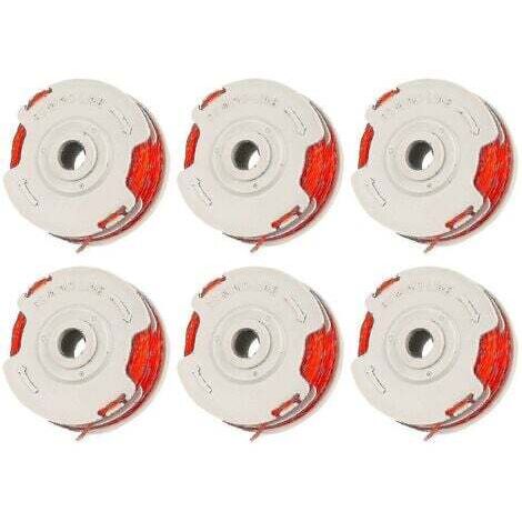 – bobine et cordon de rechange pour tondeuse à cordon Fly021, paquet de 6, pour Flymo (1/2)