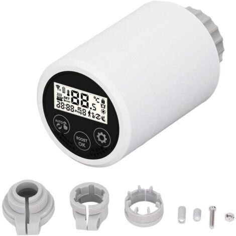 Vanne de radiateur intelligente Vanne de thermostat intelligente Contrôle d'application mobile Contrôleur de radiateur pour Zigbee (1/5)