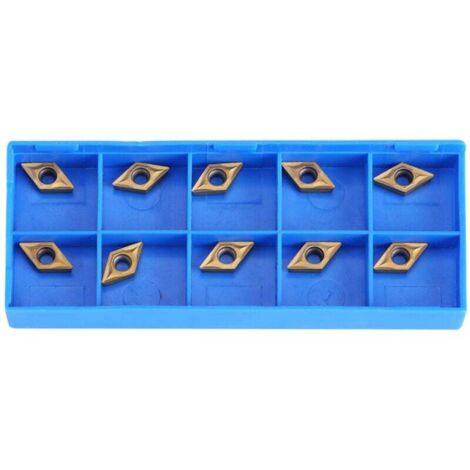 Outils de coupe de tour, outils de tournage en carbure, tour en métal durable 10pcs tournant pour porte-outil de tournage de tour (1/5)