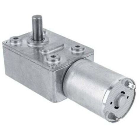 Motoréducteur réversible, moteur à engrenage à vis sans fin Turbo élevé de moteur de réduction de vitesse de 12V DC(5RPM)