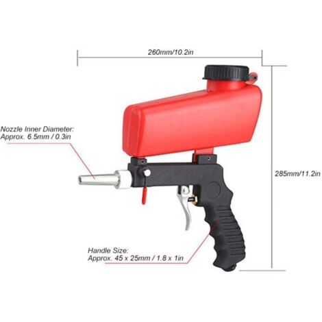 Pistolet de sablage à Air avec buses pour armoire de sablage
