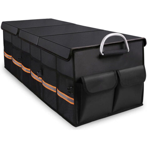 Rangement Coffre de Voiture, Organisateur de Coffre Auto, Organisateur Coffre Voiture, Organisateur Voiture Coffre Pliable, 8530CM