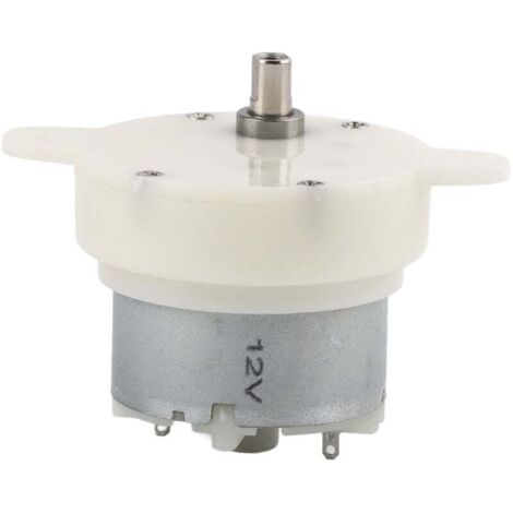 Moteur À Engrenages Cc 12 V, Moteur À Engrenages À Réduction de Vitesse Micro Électrique, Petite Boîte de Vitesses À Engrenages À Vitesse Lente Avec Rotation D'Engrenage Muet Terminal (1/5)