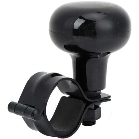 Bouton auxiliaire de booster de boule de volant pour voiture universelle noir (1/5)
